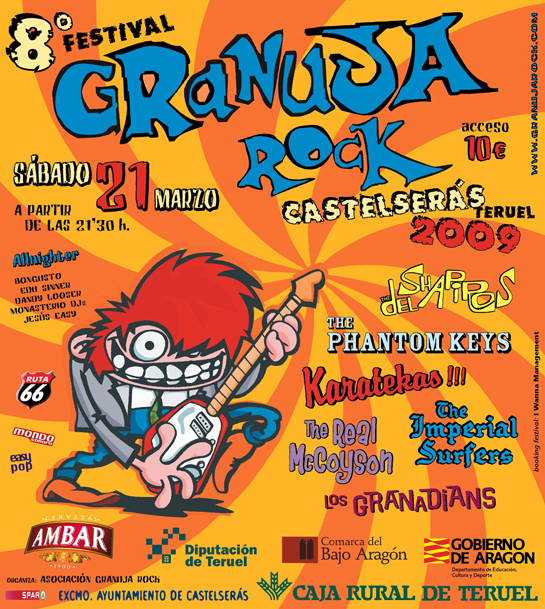 Cartel Granuja Rock 2009